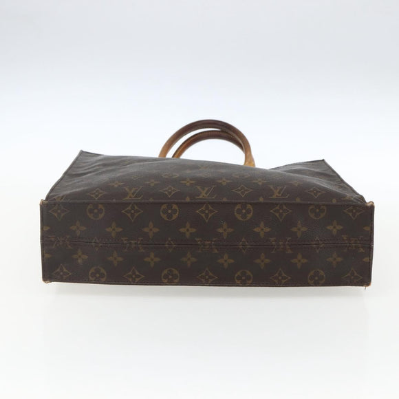 LOUIS VUITTON Monogram Sac Plat Hand Bag M51140 LV Auth 170610