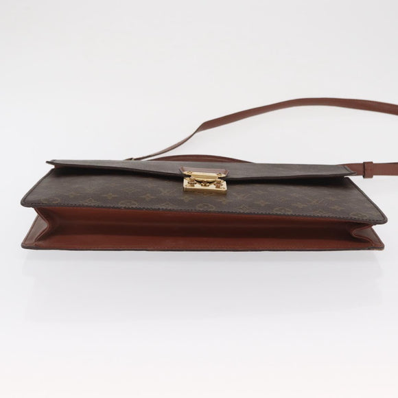 LOUIS VUITTON Monogram Porte Documents Bandouliere Bag M53338 LV Auth 170612