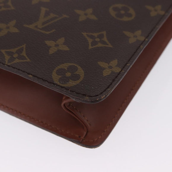 LOUIS VUITTON Monogram Porte Documents Bandouliere Tasche M53338 LV Auth 170612