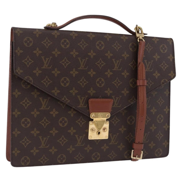 LOUIS VUITTON Monogram Porte Documents Bandouliere Tasche M53338 LV Auth 170612