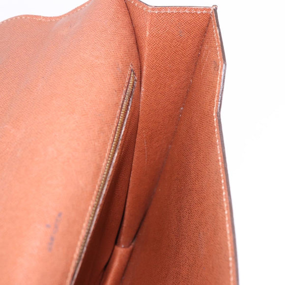 LOUIS VUITTON Monogram Porte Documents Bandouliere Tasche M53338 LV Auth 170612