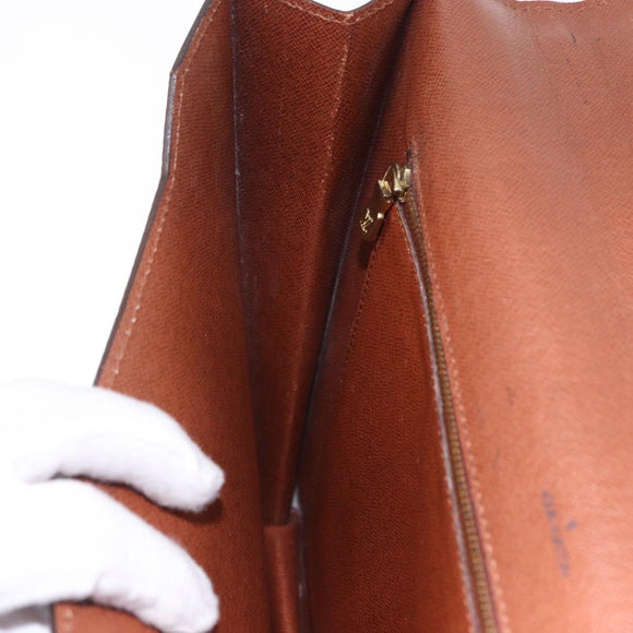 LOUIS VUITTON Monogram Porte Documents Bandouliere Tasche M53338 LV Auth 170612
