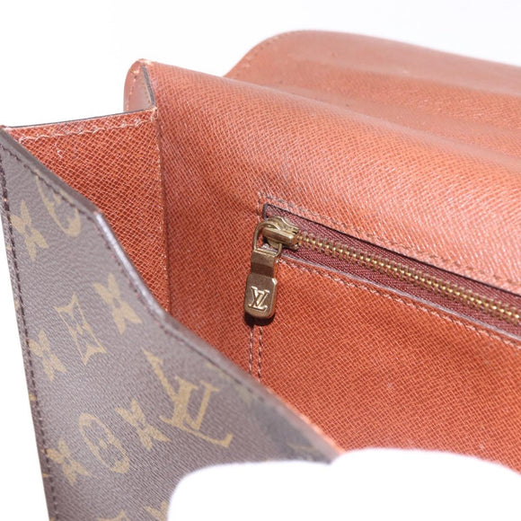 LOUIS VUITTON Monogram Porte Documents Bandouliere Tasche M53338 LV Auth 170612