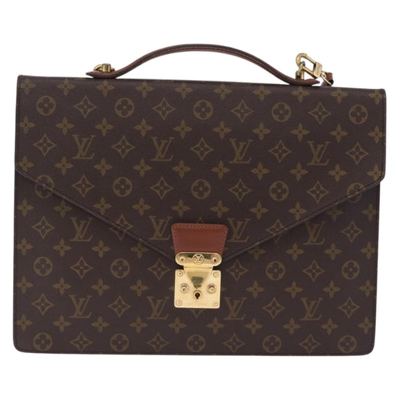 LOUIS VUITTON Monogram Porte Documents Bandouliere Tasche M53338 LV Auth 170612