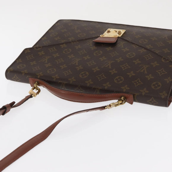 LOUIS VUITTON Monogram Porte Documents Bandouliere Bag M53338 LV Auth 170612