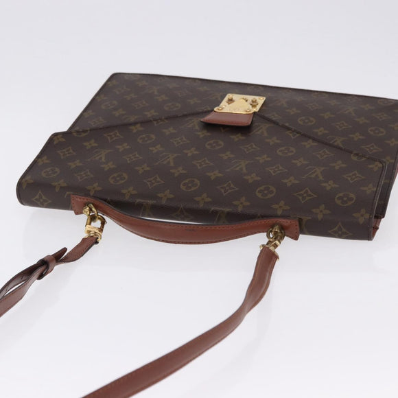 LOUIS VUITTON Monogram Porte Documents Bandouliere Tasche M53338 LV Auth 170612