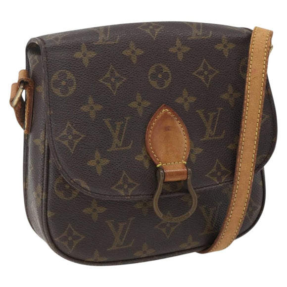 LOUIS VUITTON Monogram Saint Cloud MM Shoulder Bag M51243 LV Auth 170614