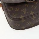 LOUIS VUITTON Monogram Saint Cloud MM Shoulder Bag M51243 LV Auth 170614-16