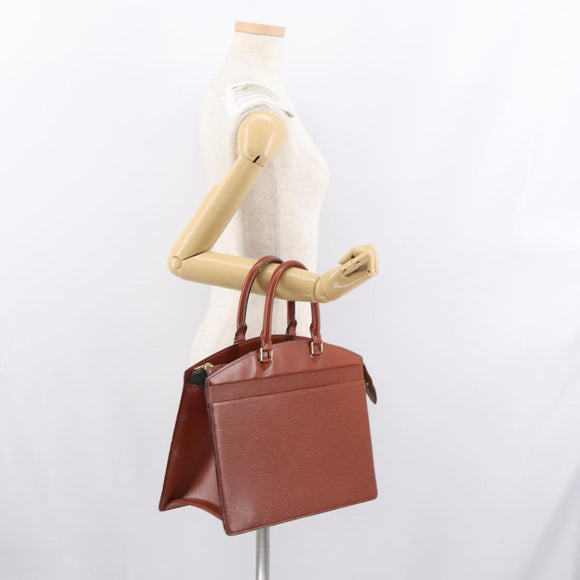 LOUIS VUITTON Epi Riviera Hand Bag Brown M48183 LV Auth 170620