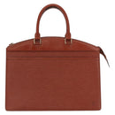 LOUIS VUITTON Epi Riviera Hand Bag Brown M48183 LV Auth 170620-13