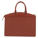LOUIS VUITTON Epi Riviera Hand Bag Brown M48183 LV Auth 170620-2