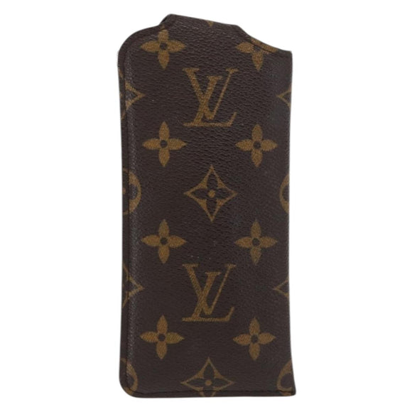 LOUIS VUITTON Monogram Etui Lunette PM Glasses Case M66545 LV Auth 170621