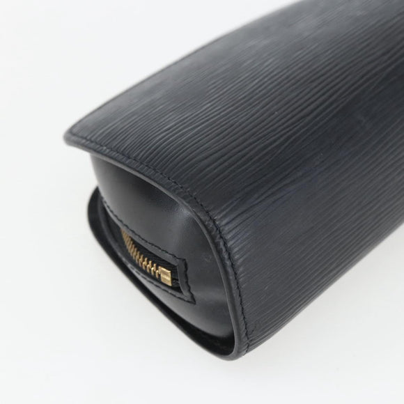 LOUIS VUITTON Epi Dauphine PM Pouch Black M48442 LV Auth 170622
