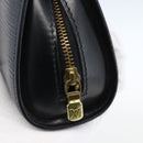 LOUIS VUITTON Epi Dauphine PM Pouch Black M48442 LV Auth 170622-8