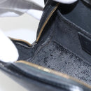 LOUIS VUITTON Epi Dauphine PM Pouch Black M48442 LV Auth 170622-18