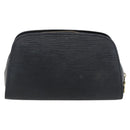 LOUIS VUITTON Epi Dauphine PM Pouch Black M48442 LV Auth 170622-2