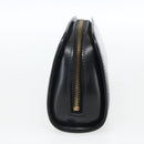 LOUIS VUITTON Epi Dauphine PM Pouch Black M48442 LV Auth 170622-4