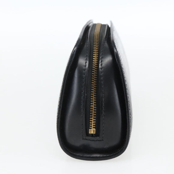 LOUIS VUITTON Epi Dauphine PM Pouch Black M48442 LV Auth 170622