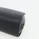 LOUIS VUITTON Epi Dauphine PM Pouch Black M48442 LV Auth 170622-7