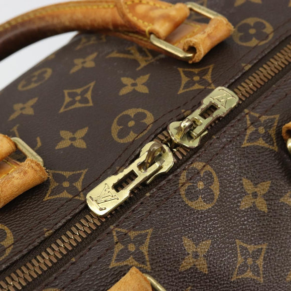 LOUIS VUITTON Monogram Keepall Bandouliere 45 Boston Bag M41418 LV Auth 170629