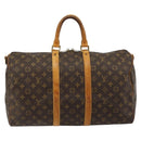 LOUIS VUITTON Monogram Keepall Bandouliere 45 Boston Bag M41418 LV Auth 170629-13