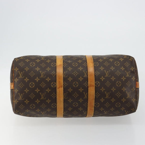 LOUIS VUITTON Monogram Keepall Bandouliere 45 Boston Bag M41418 LV Auth 170629