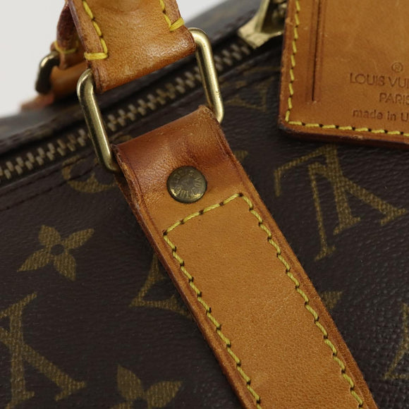 LOUIS VUITTON Monogram Keepall Bandouliere 50 Boston Bag M41416 LV Auth 170630
