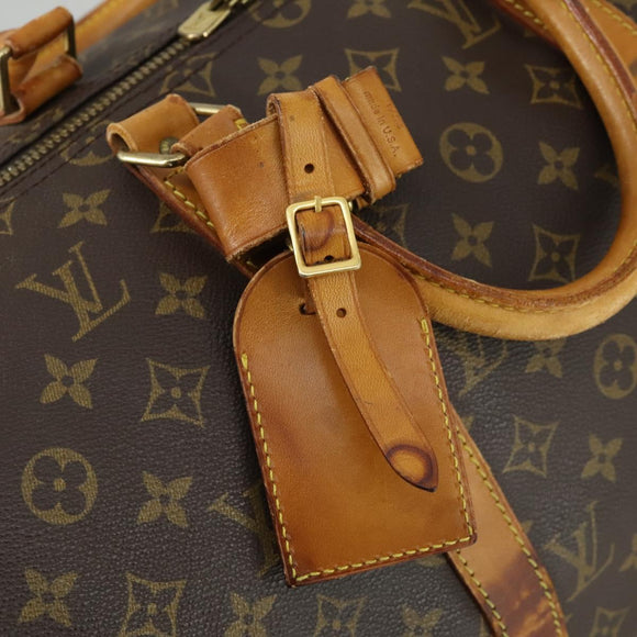 LOUIS VUITTON Monogram Keepall Bandouliere 50 Boston Bag M41416 LV Auth 170630