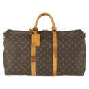 LOUIS VUITTON Monogram Keepall Bandouliere 50 Boston Bag M41416 LV Auth 170630-13