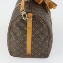 LOUIS VUITTON Monogram Keepall Bandouliere 50 Boston Bag M41416 LV Auth 170630-4