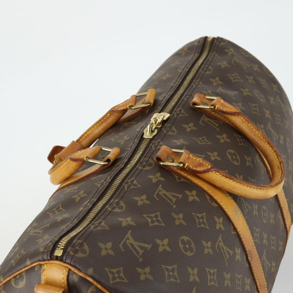 LOUIS VUITTON Monogram Keepall Bandouliere 50 Boston Bag M41416 LV Auth 170630