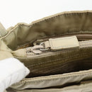 PRADA Tote Bag Nylon Ivory Silver Auth 170631-18