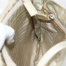 PRADA Tote Bag Nylon Ivory Silver Auth 170631-20