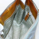 PRADA Tote Bag Nylon Light Blue Silver Auth 170632-22