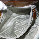 PRADA Tote Bag Nylon Light Blue Silver Auth 170632-23