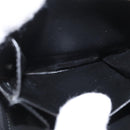 CELINE Macadam Canvas Coin Purse PVC Leather Black Gold Auth 170637V-10