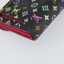 LOUIS VUITTON Monogram Multicolor Portefeuille Joy Wallet M60282 LV Auth 170638V-16