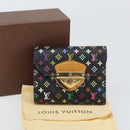 LOUIS VUITTON Monogram Multicolor Portefeuille Joy Wallet M60282 LV Auth 170638V-12