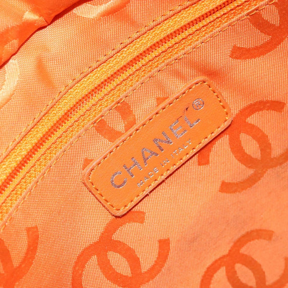 CHANEL Cambon Line Matelasse Tote Bag Leather Brown Silver CC Auth 170655