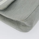 CHANEL Matelasse 26 Chain Shoulder Bag Jersey Gray Silver CC Auth 170659A-15