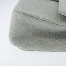 CHANEL Matelasse 26 Chain Shoulder Bag Jersey Gray Silver CC Auth 170659A-4