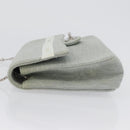 CHANEL Matelasse 26 Chain Shoulder Bag Jersey Gray Silver CC Auth 170659A-5