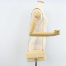 CHANEL Matelasse 22 Chain Shoulder Bag Lamb Skin Ivory Gold CC Auth 170660SAV-27