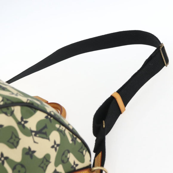 LOUIS VUITTON Camouflage Keepall Bandouliere 55 Tas M95774 LV Auth 170663SM