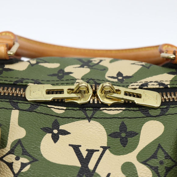 LOUIS VUITTON Camouflage Keepall Bandouliere 55 Tas M95774 LV Auth 170663SM