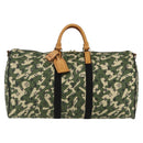 LOUIS VUITTON Camouflage Keepall Bandouliere 55 Tas M95774 LV Auth 170663SM-13