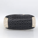 CHANEL Chain Matelasse Umhängetasche beschichtete Leinwand Schwarz Silber CC Auth 170665A-5