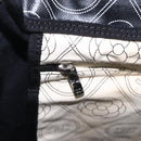CHANEL Chain Matelasse Umhängetasche beschichtete Leinwand Schwarz Silber CC Auth 170665A-21