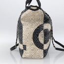 CHANEL Chain Matelasse Umhängetasche beschichtete Leinwand Schwarz Silber CC Auth 170665A-3