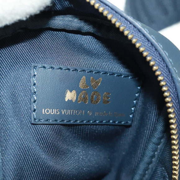 LOUIS VUITTON Monogram Denim LV MADE Double Phone Pouch M81060 LV Auth 170667SM